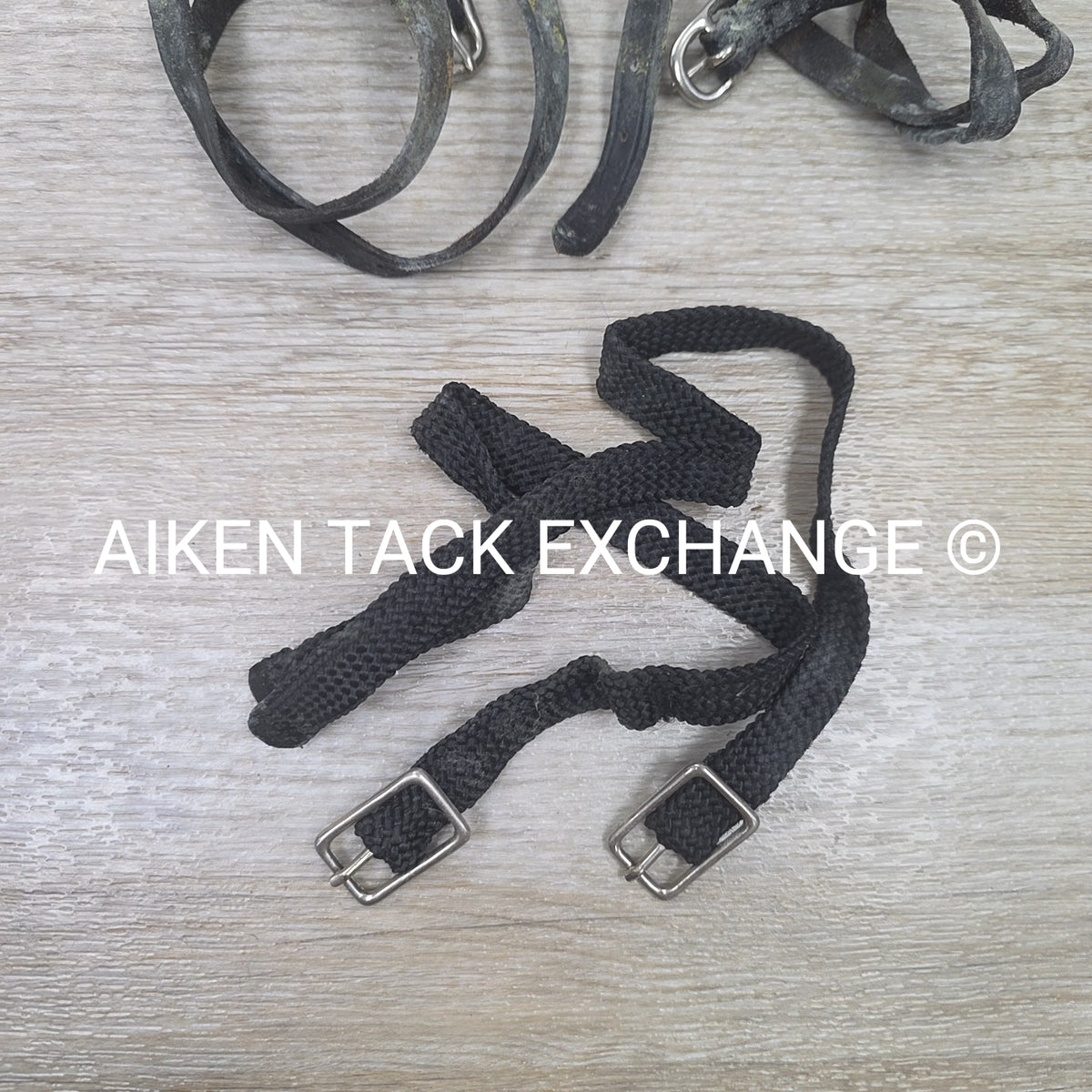 BARGAIN BUNDLE: Rubber Covered Spurs with Leather & Braided Nylon Spur Straps