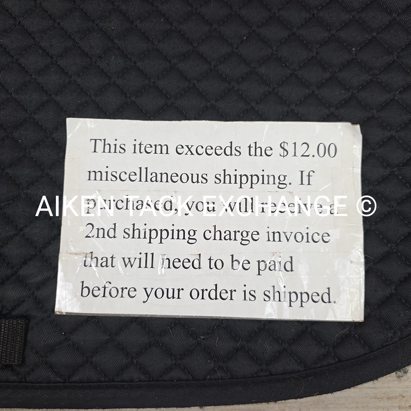 Vast Sheepskin Dressage Saddle Pad, Size Large