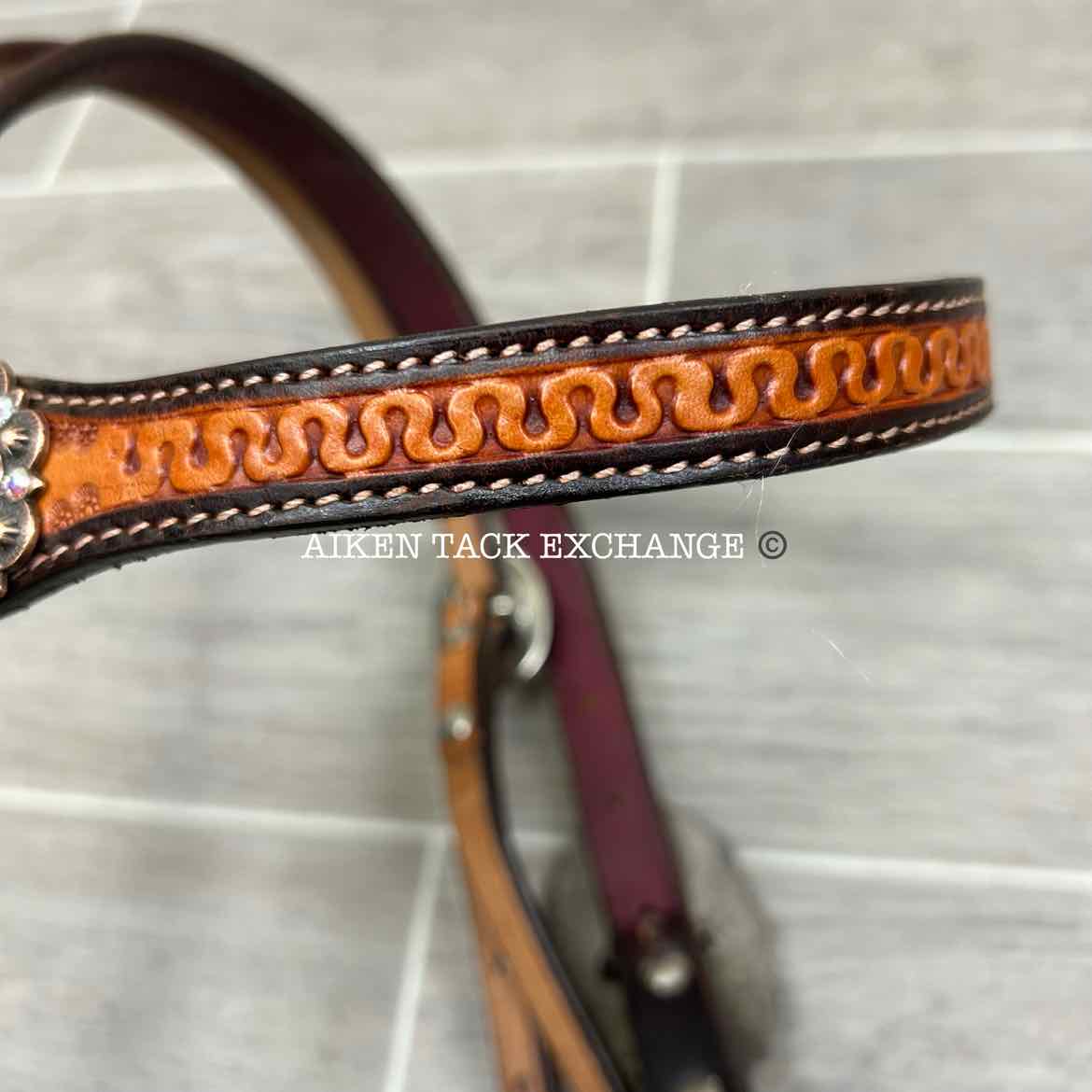 Browband Western Headstall with Bling