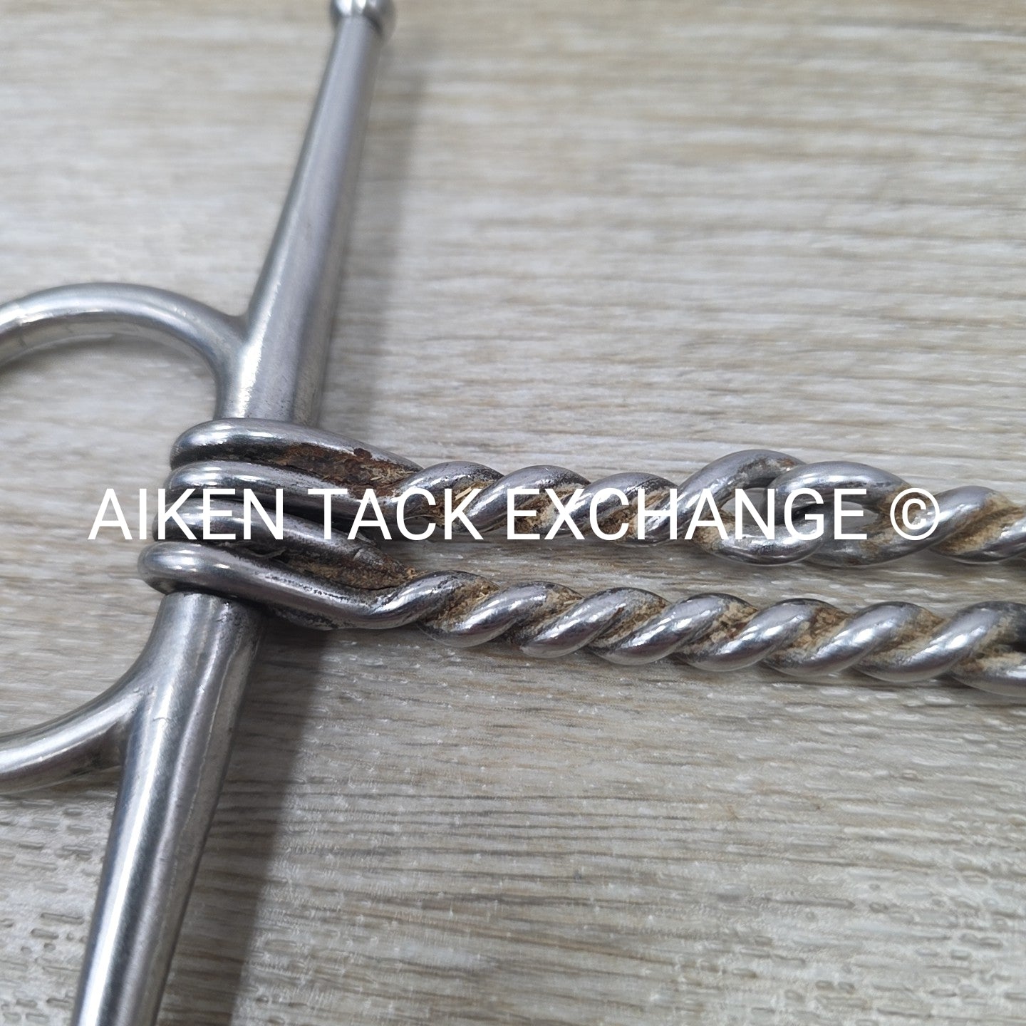 Full Cheek Double Twisted Wire Bit 5"