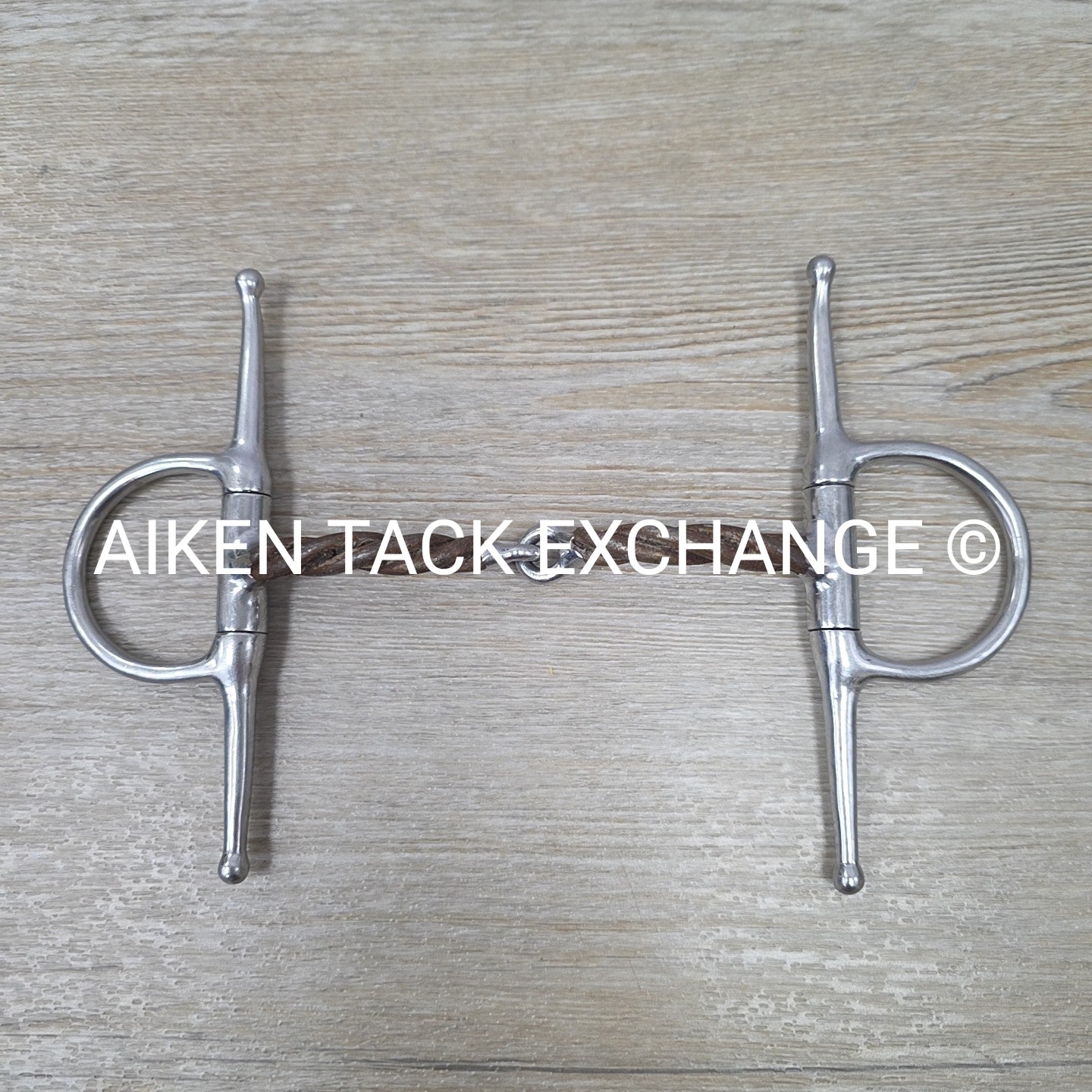 Myler Single Joint Copper Twisted Wire Full Cheek Bit 5"