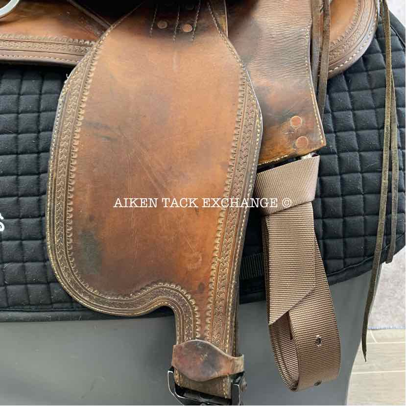 **SOLD** Ortho-Flex Western Saddle, 16" Seat, Wide Fit with Flex Panels