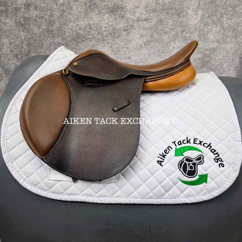 **SOLD** Collegiate Ruiz Diaz Close Contact Jump Saddle, 16.5" Seat, Medium Tree, Foam Panels