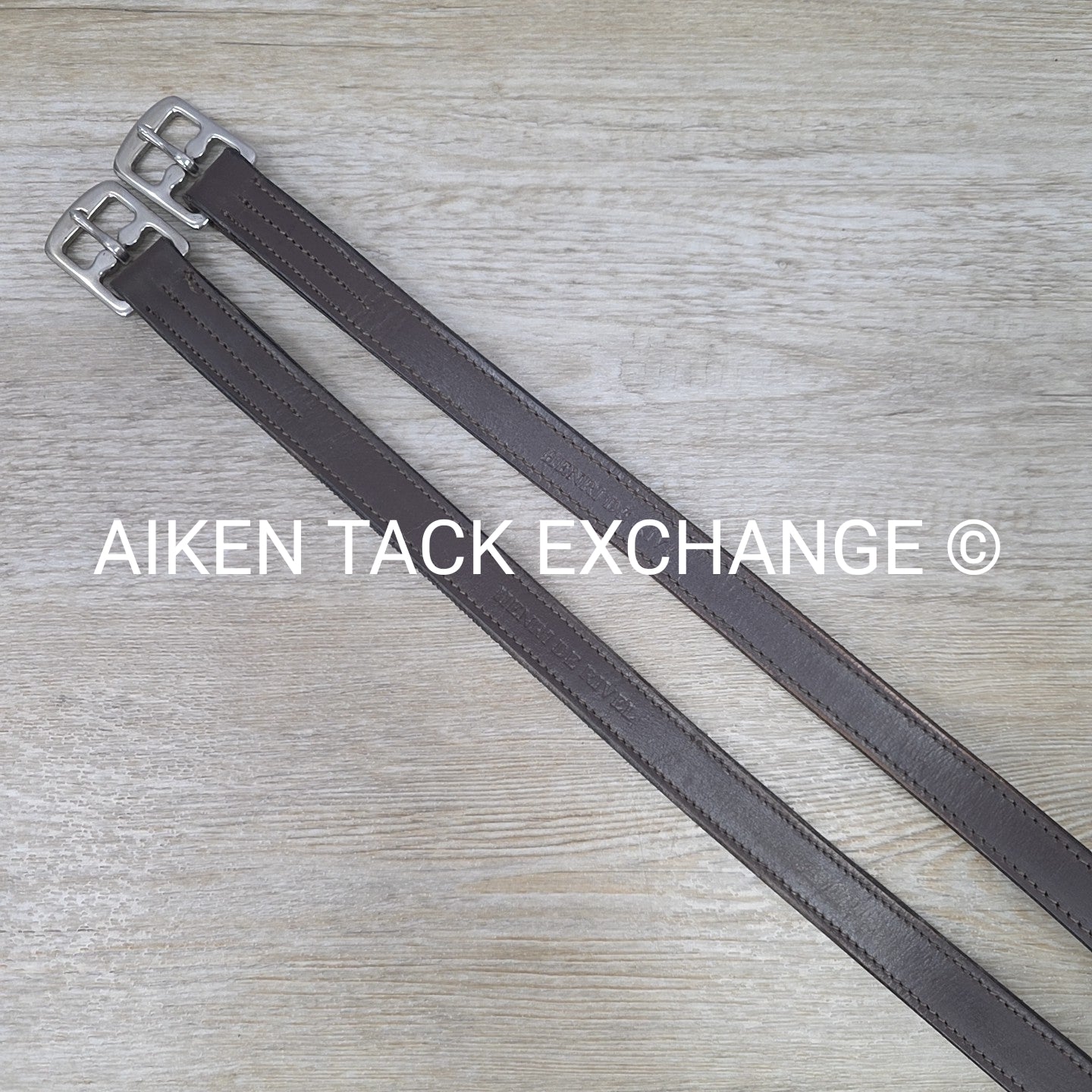 HDR Nylon Backed Stirrup Leathers, Brown, 54"