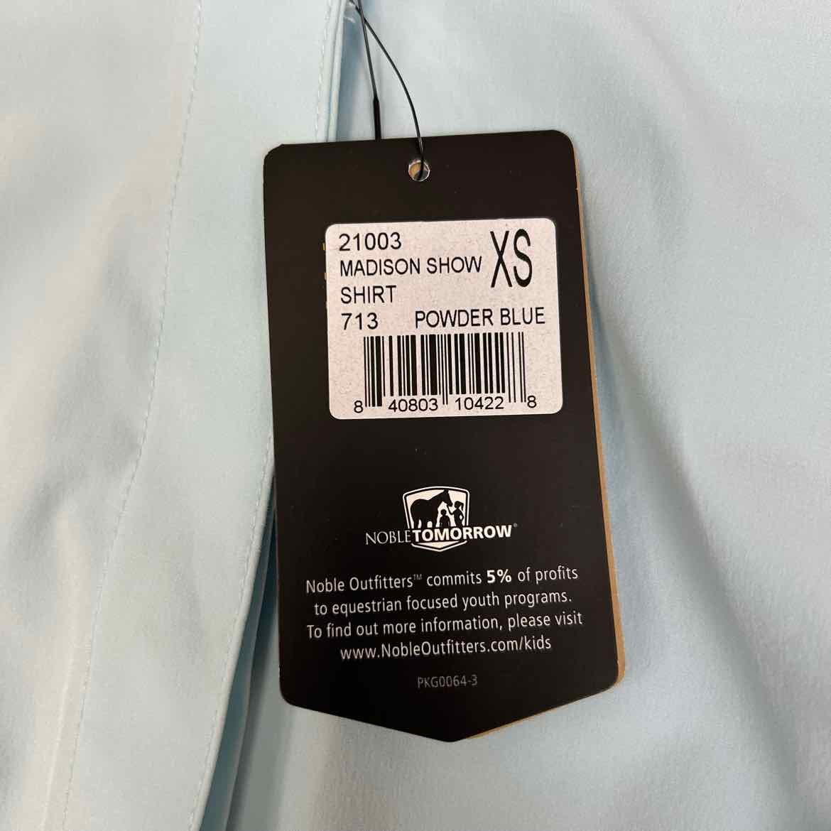 Noble Outfitters Madison Show Shirt, Brand New, Women's XSmall