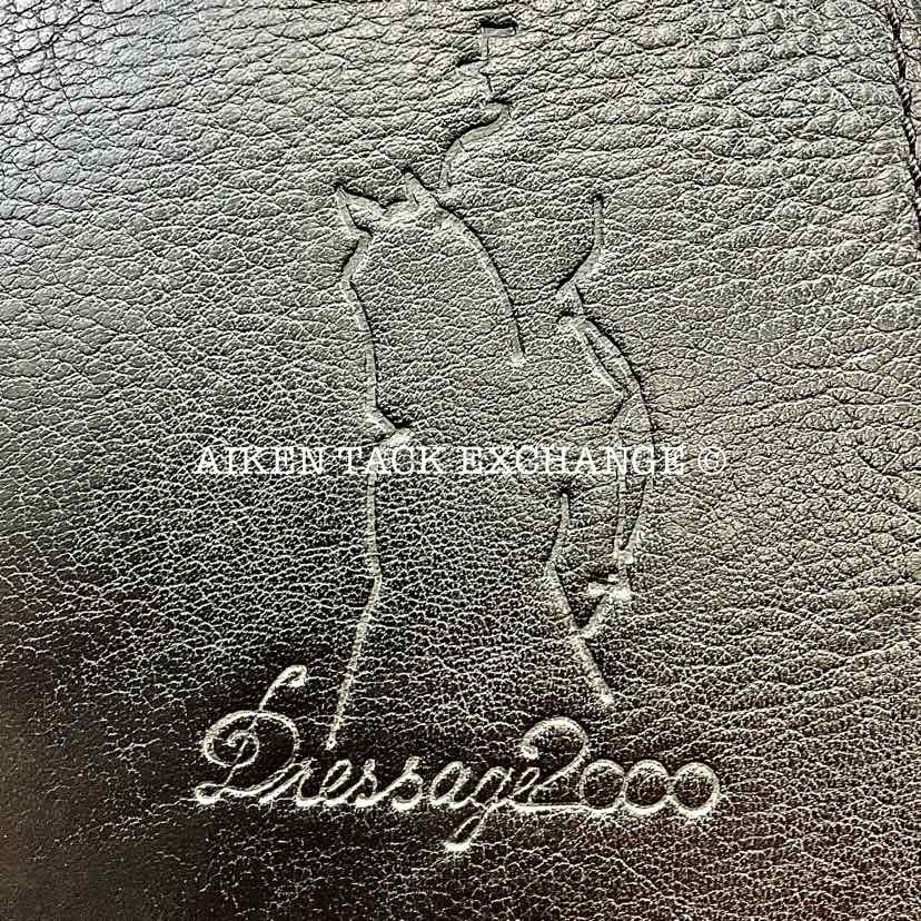 2000 Prestige Dressage 2000 Saddle, 18" Seat, 33 Tree - MW, Wool Flocked Panels