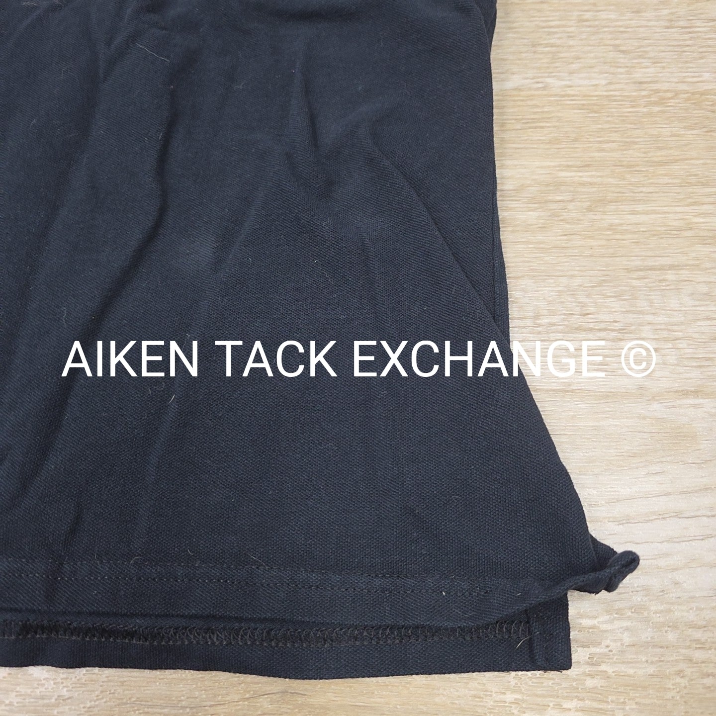 Short Sleeve Collared Polo Shirt with ATE Logo, Women's Size Medium