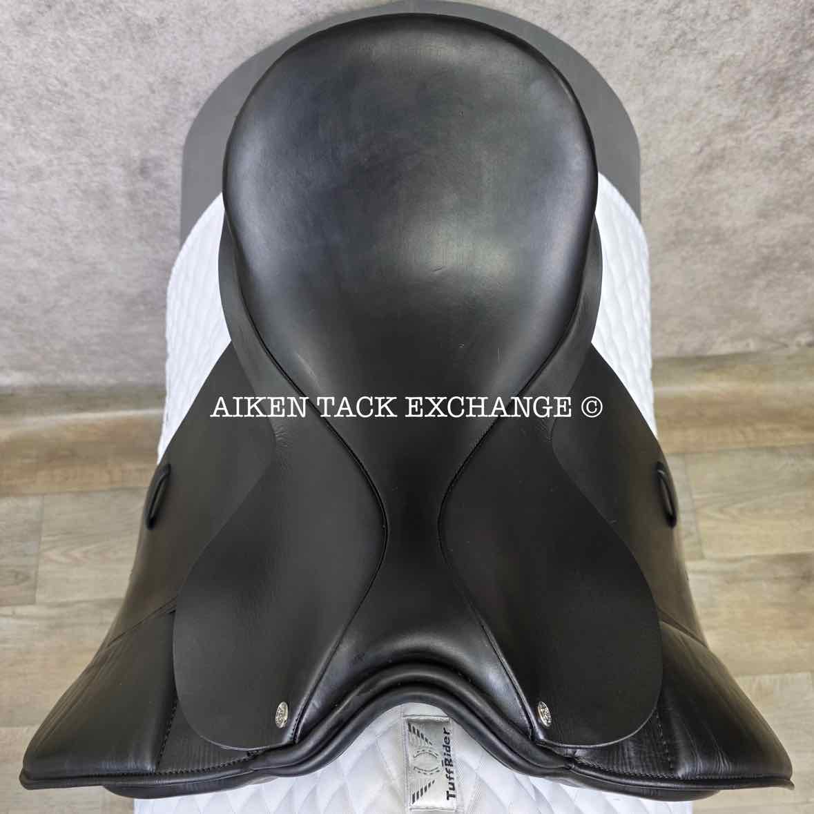 **SOLD** 1994 County Competitor Dressage Saddle, 17" Seat, MW/W Tree, Wool Flocked Panels