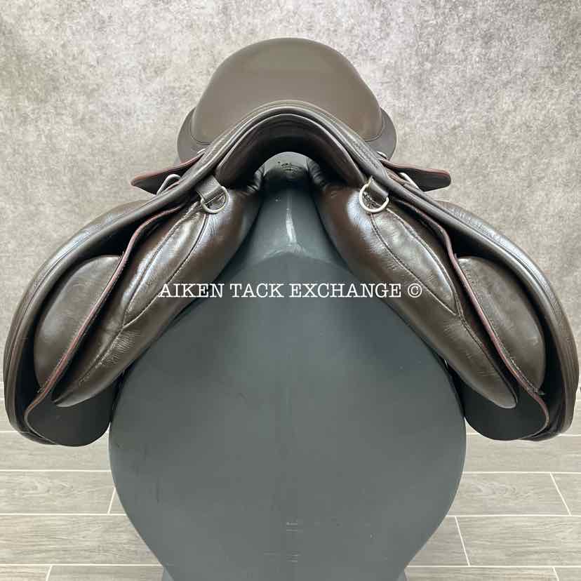 **SOLD** 2019 Loxley by Bliss Jump Saddle, 17.5" Seat, Adjustable Tree - Changeable Gullet, Wool Flocked Panels