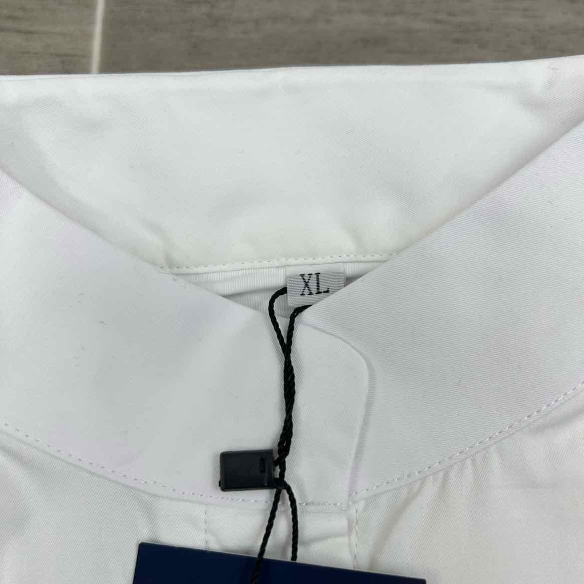 Ovation Elegance Long Sleeve Show Shirt, White, Size X-Large