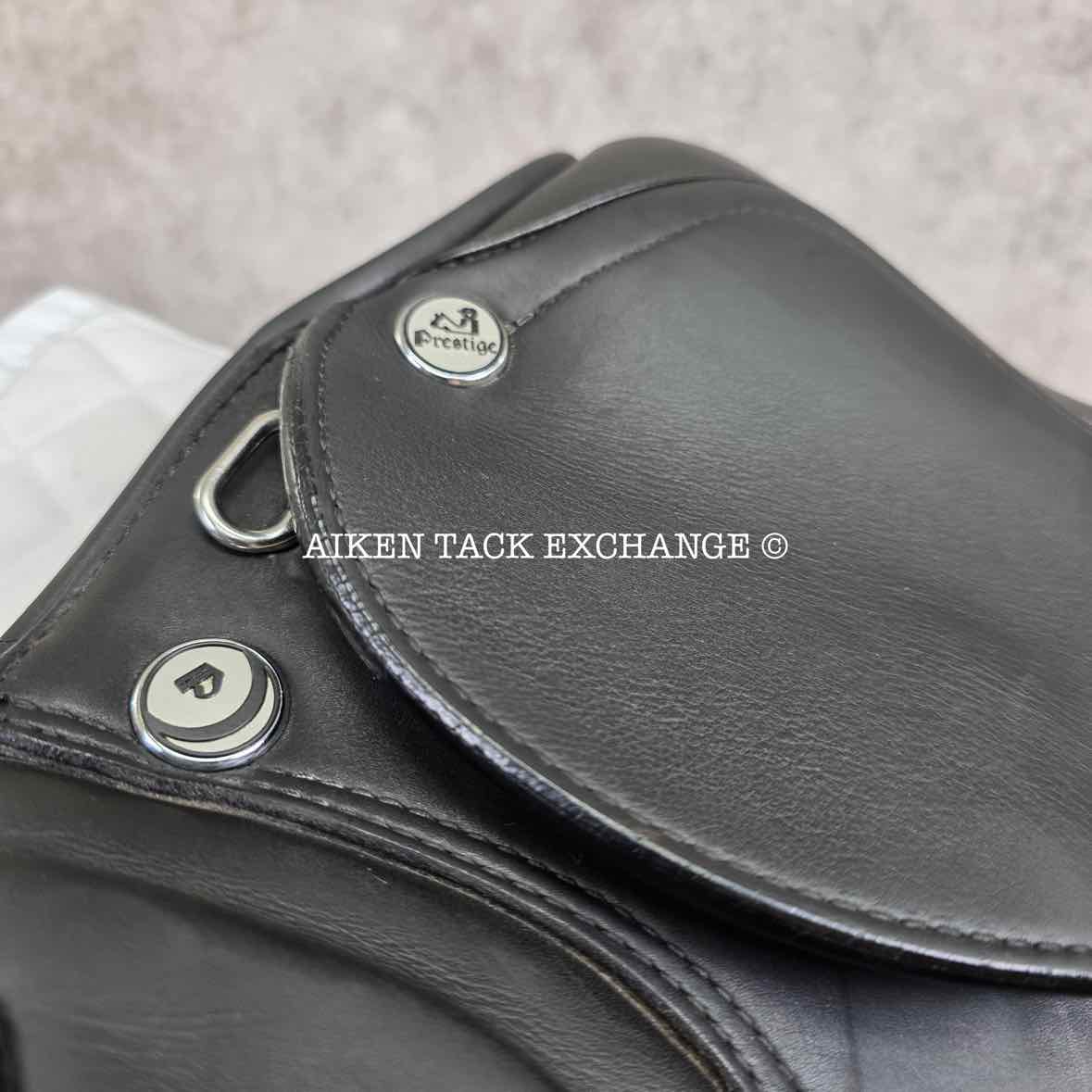 2016 Prestige X-Helen D Dressage Saddle, 17" Seat, 34 Tree - MW, Wool Flocked Panels