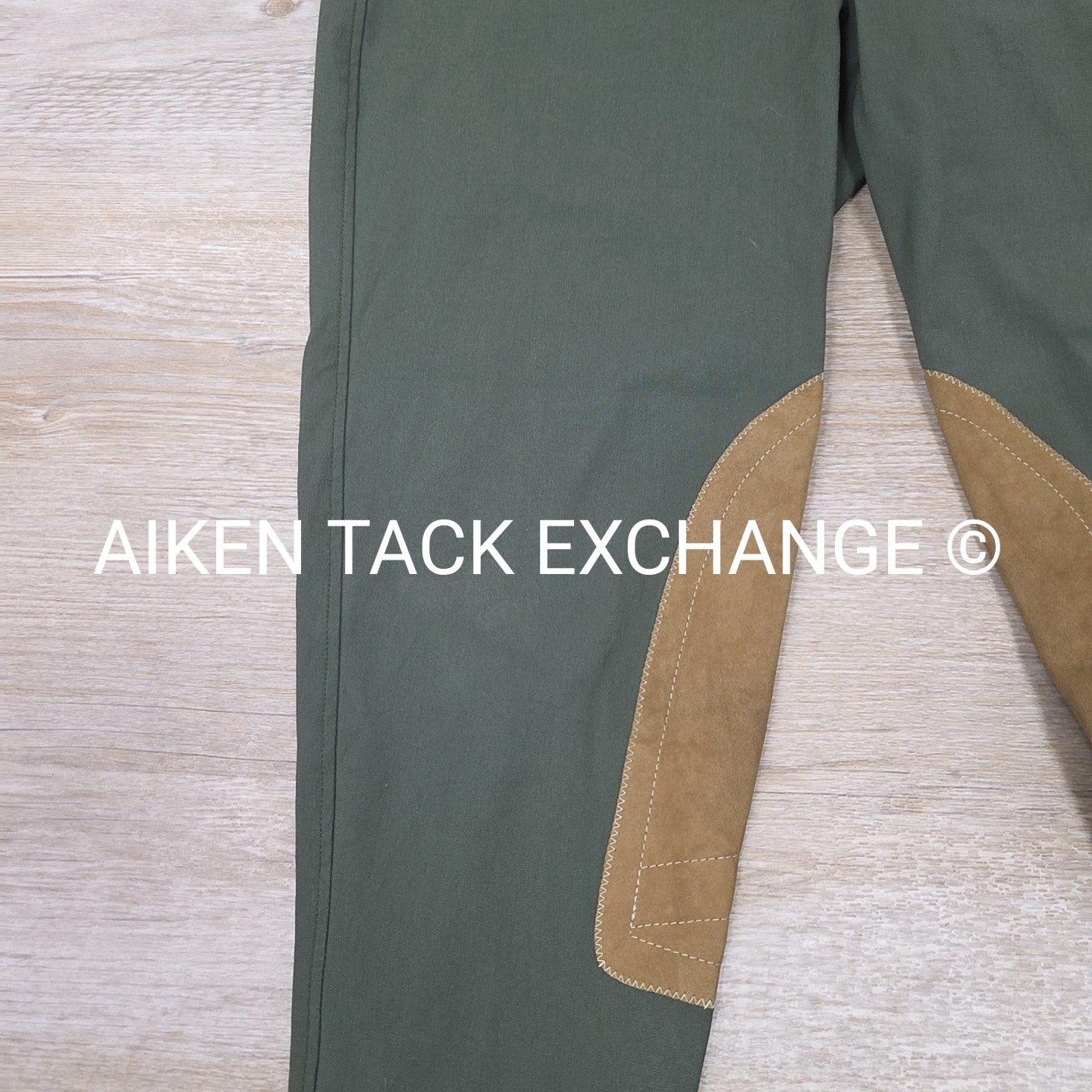 Tailored Sportsman Trophy Hunter Knee Patch Breeches in Hunter Green, Women's 32