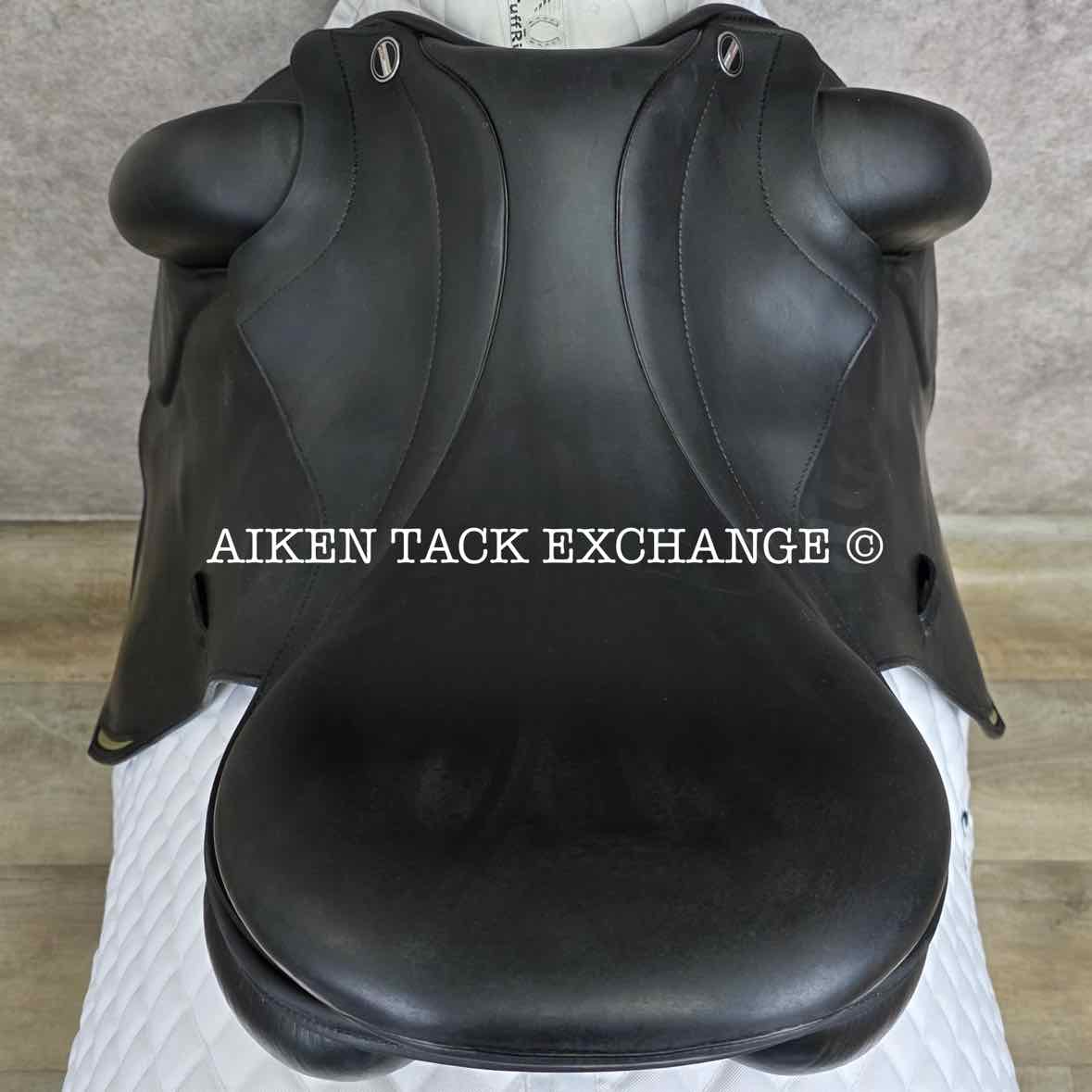 2017 Erreplus Freestyle Monoflap Dressage Saddle, 17" Seat, Adjustable Tree, Wool Flocked Panels