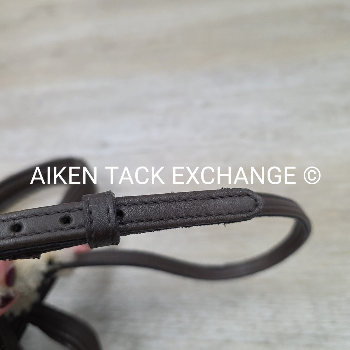 Synthetic Figure 8 Bridle, No Reins, Brown, Size Cob