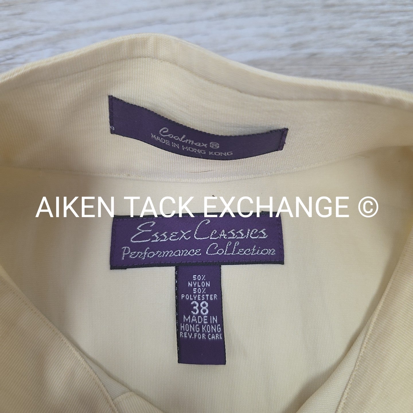 BARGAIN BUNDLE 2 Long Sleeve RJ Classics/Essex Show Shirts, Sizes 38 + 36