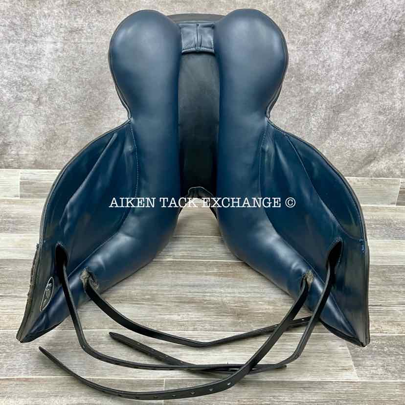 2018 Custom Saddlery Icon Star Monoflap Dressage Saddle, 17.5" Seat, Adjustable Tree, Wool Flocked Panels