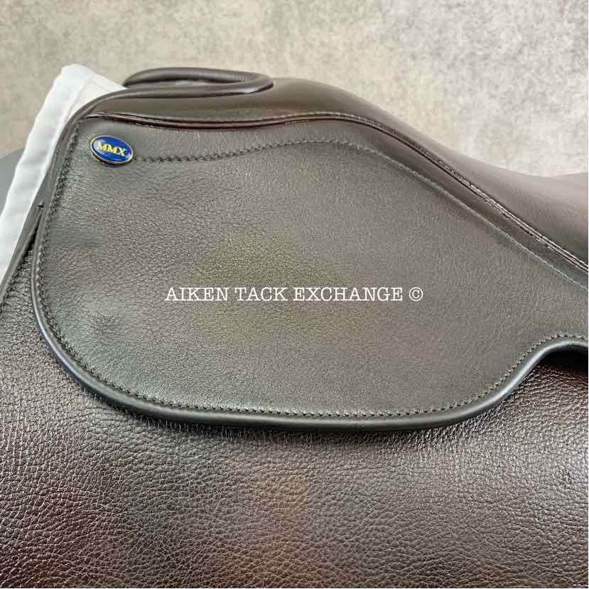 2017 Shively MMX Cut-Back Saddle Seat Show Saddle, 20" Seat, Adjustable Stirrup Bars