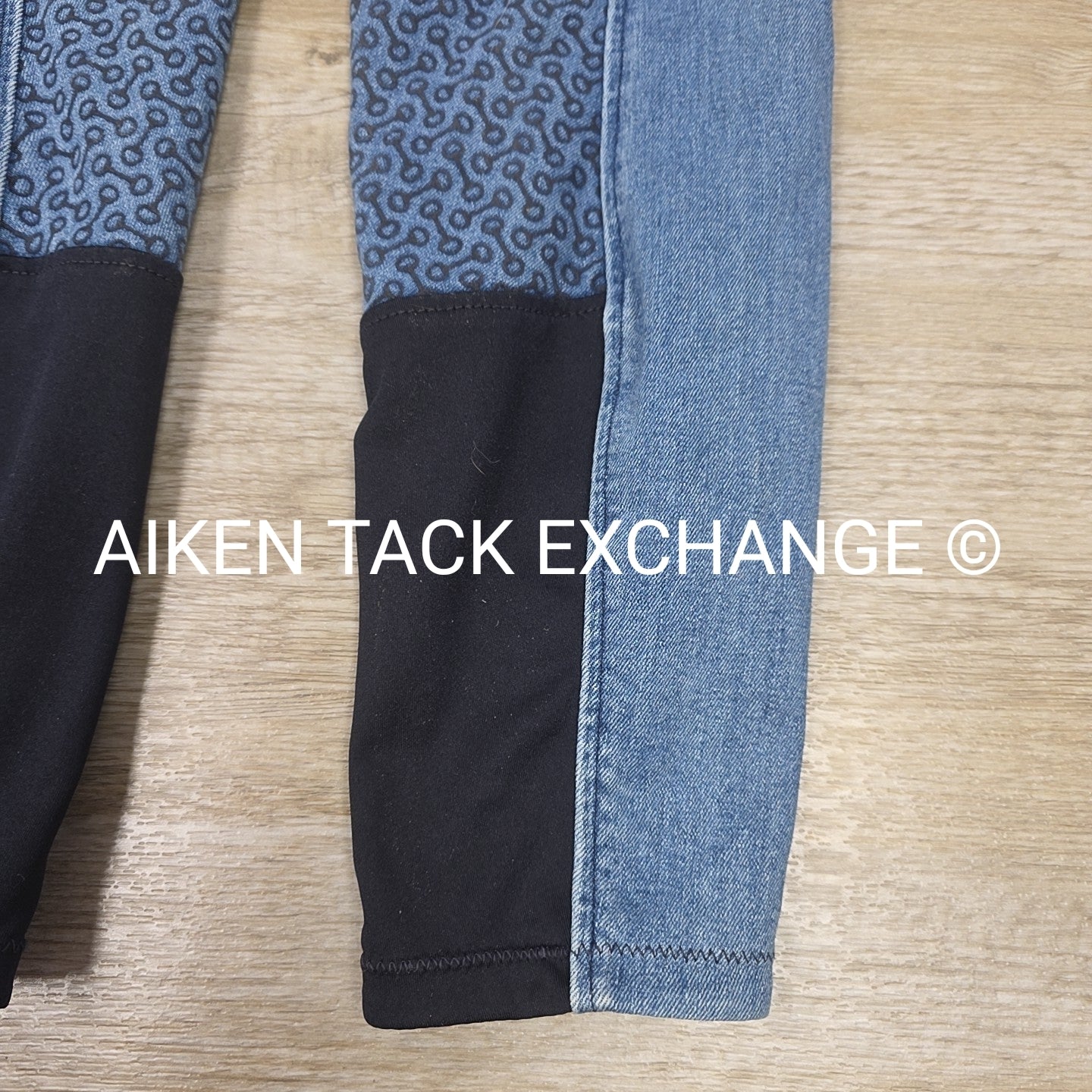 Horze Silicone Grip Full Seat Denim Breeches, Women's 28