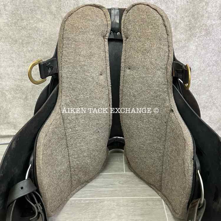 2005 Tucker 146 Classic River Plantation Endurance Saddle, 17.5" Seat, Medium Tree - Semi QH Bars