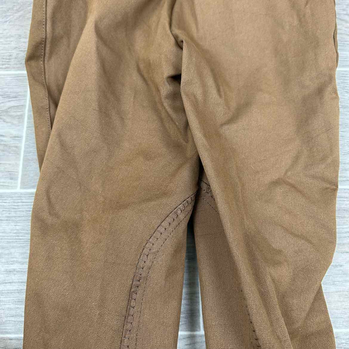 Eqituff Children's Knee Patch Breeches, Brown, Size 10, Brand New