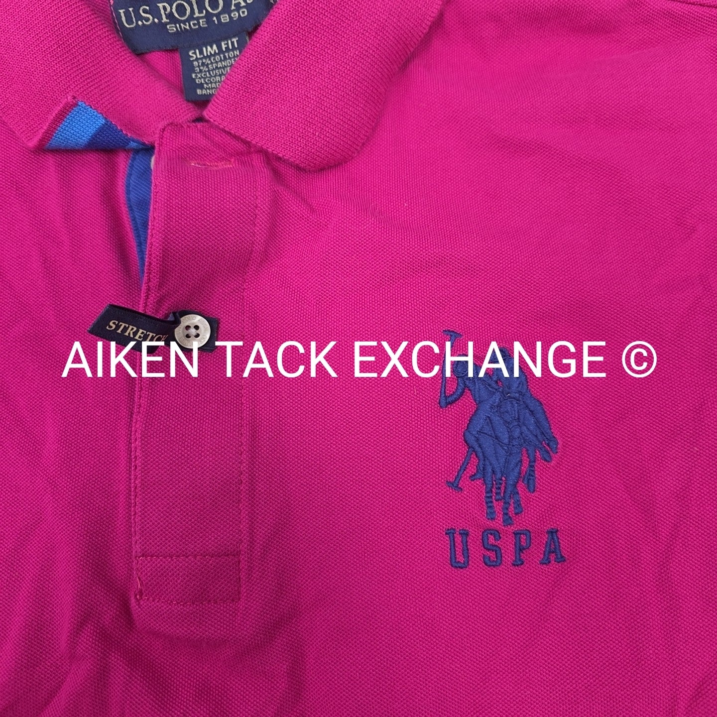 U.S. Polo Assn. Short Sleeve Polo Top, Size Medium