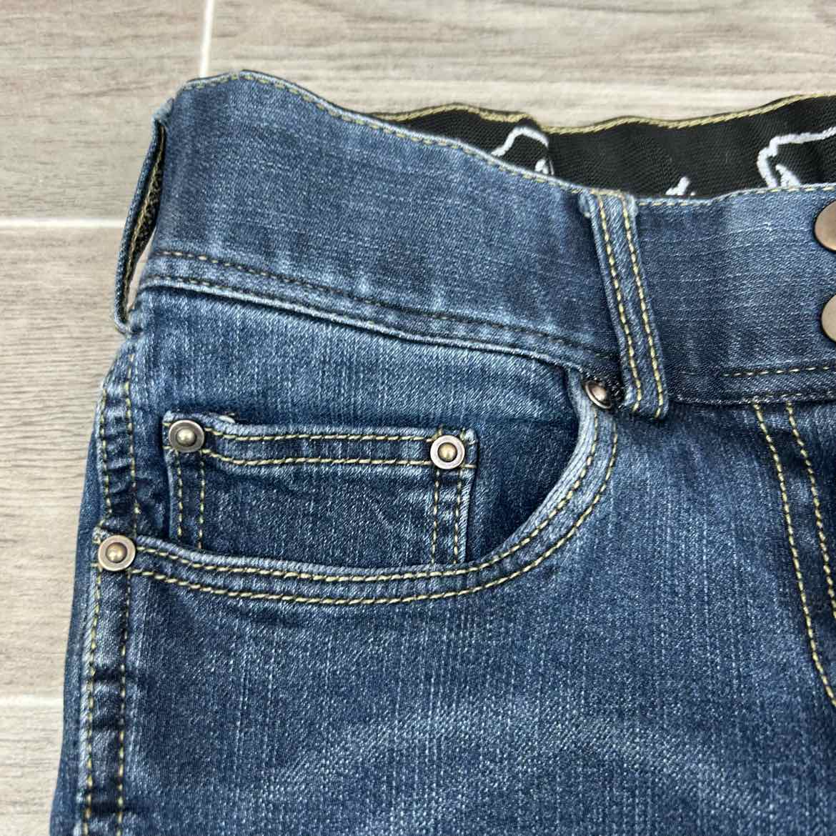 Goode Rider Knee Patch Denim Breeches, Size 28 L