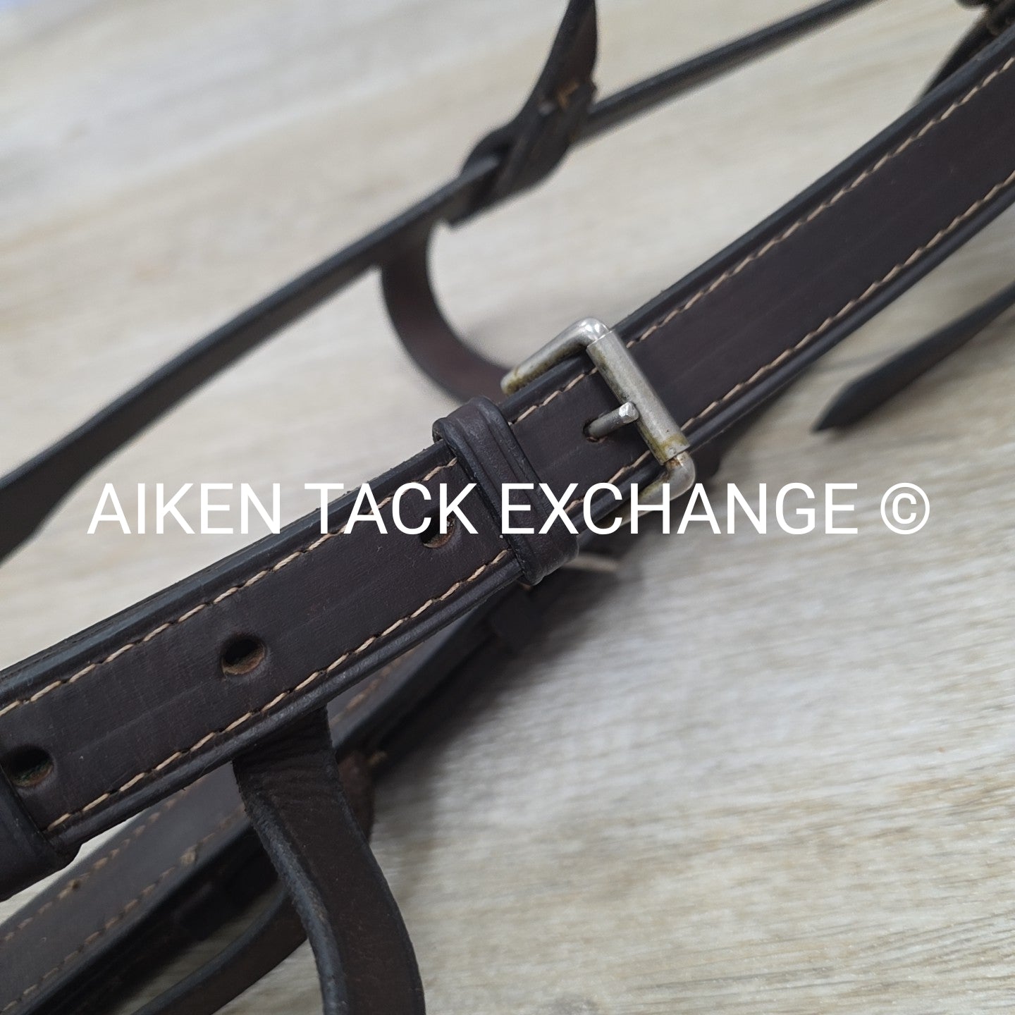 Society of Master Saddlers Lunging Cavesson, Brown, Size Cob