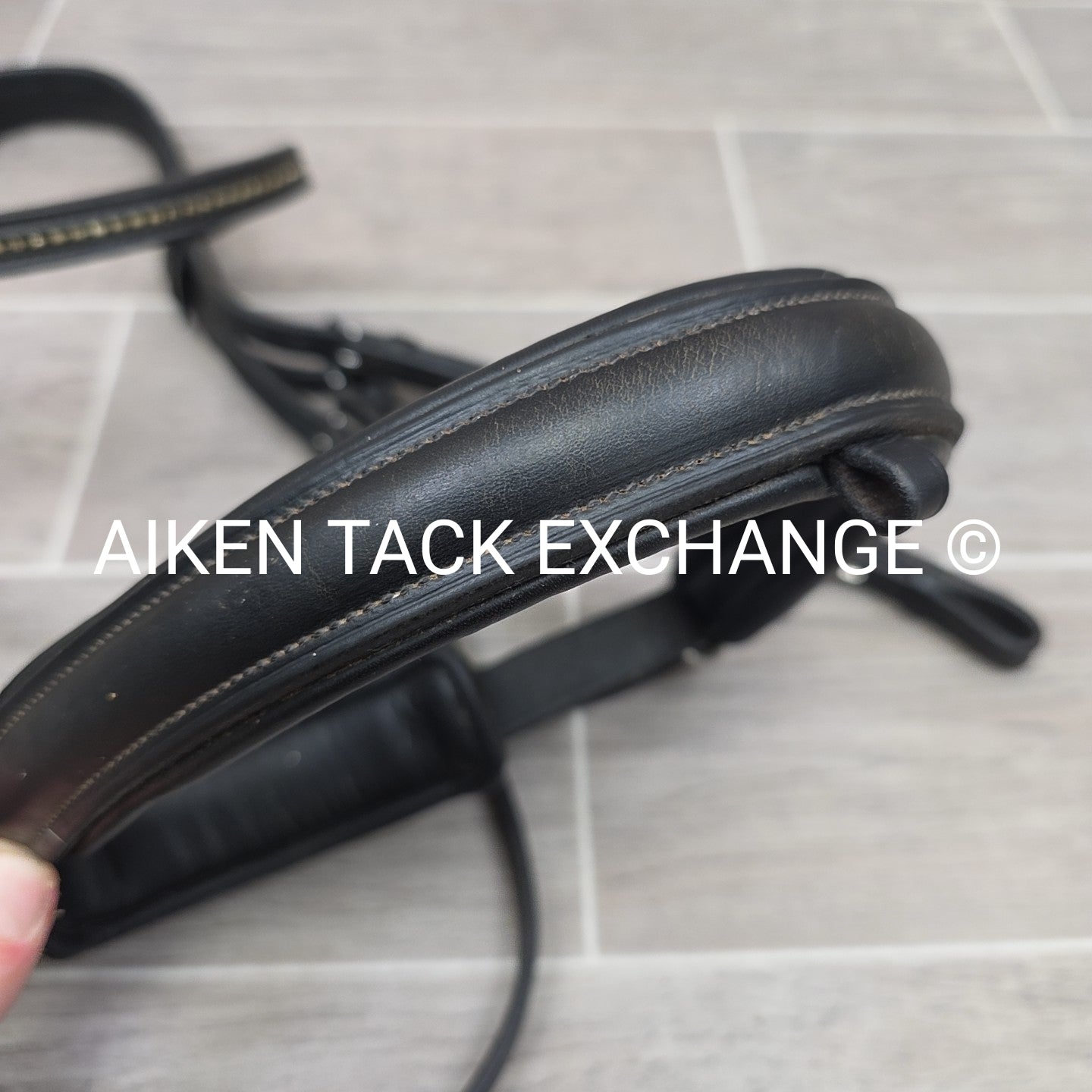 Passier & Sohn Fortuna Bridle, No Reins, Missing Flash Strap, Black, Size Full