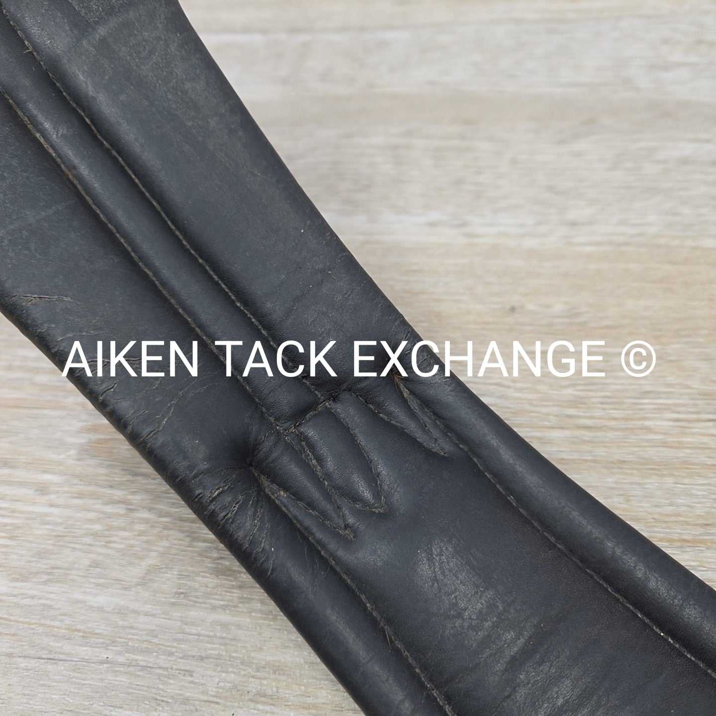 Trilogy Padded Leather Contour Girth, Black, 24"