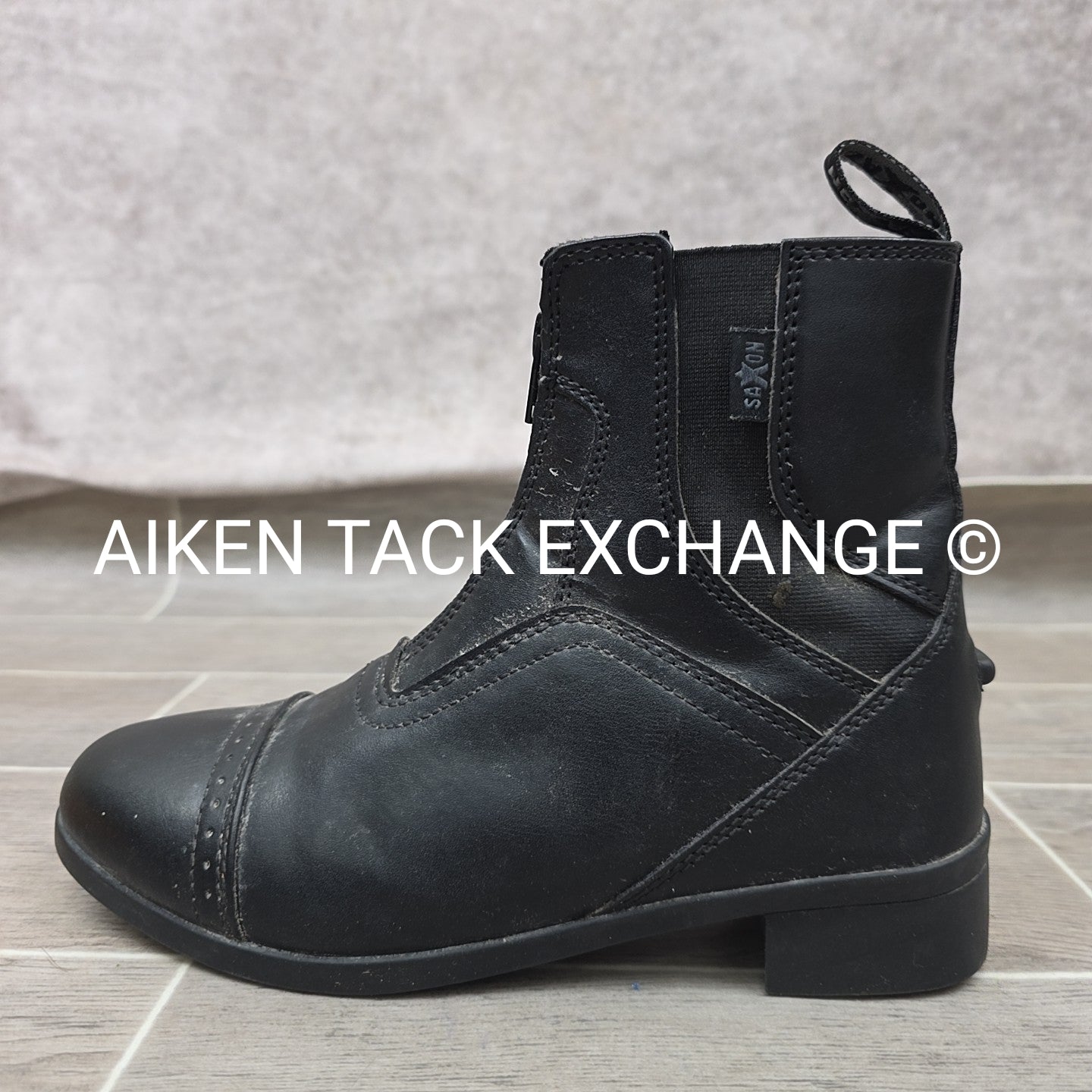 Saxon Syntovia Zip Paddock Boots, Size 5