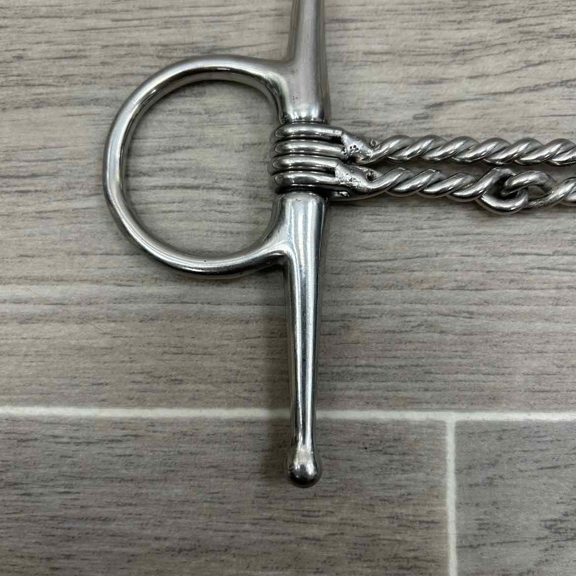 Full Cheek Double Twisted Wire Bit 5"