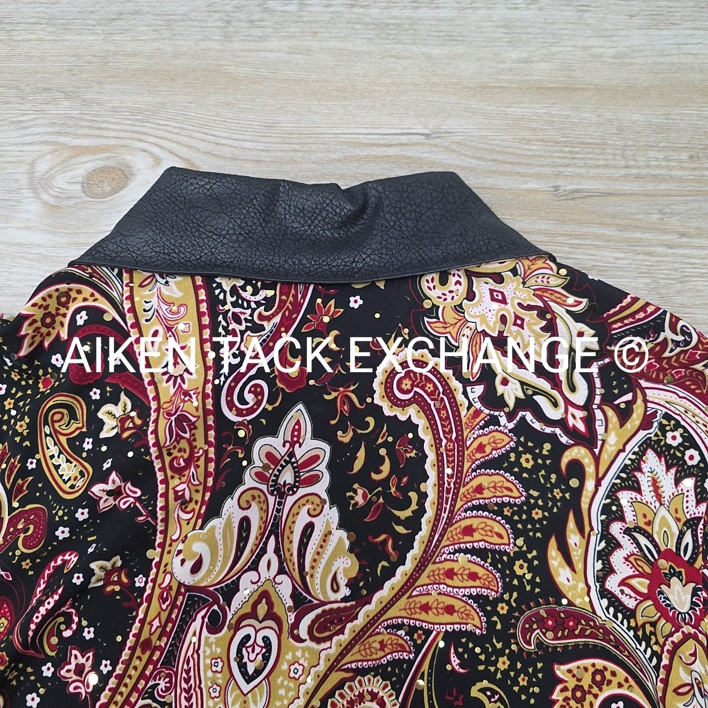 Custom Made Full Zip Western Show Shirt, Women's Large