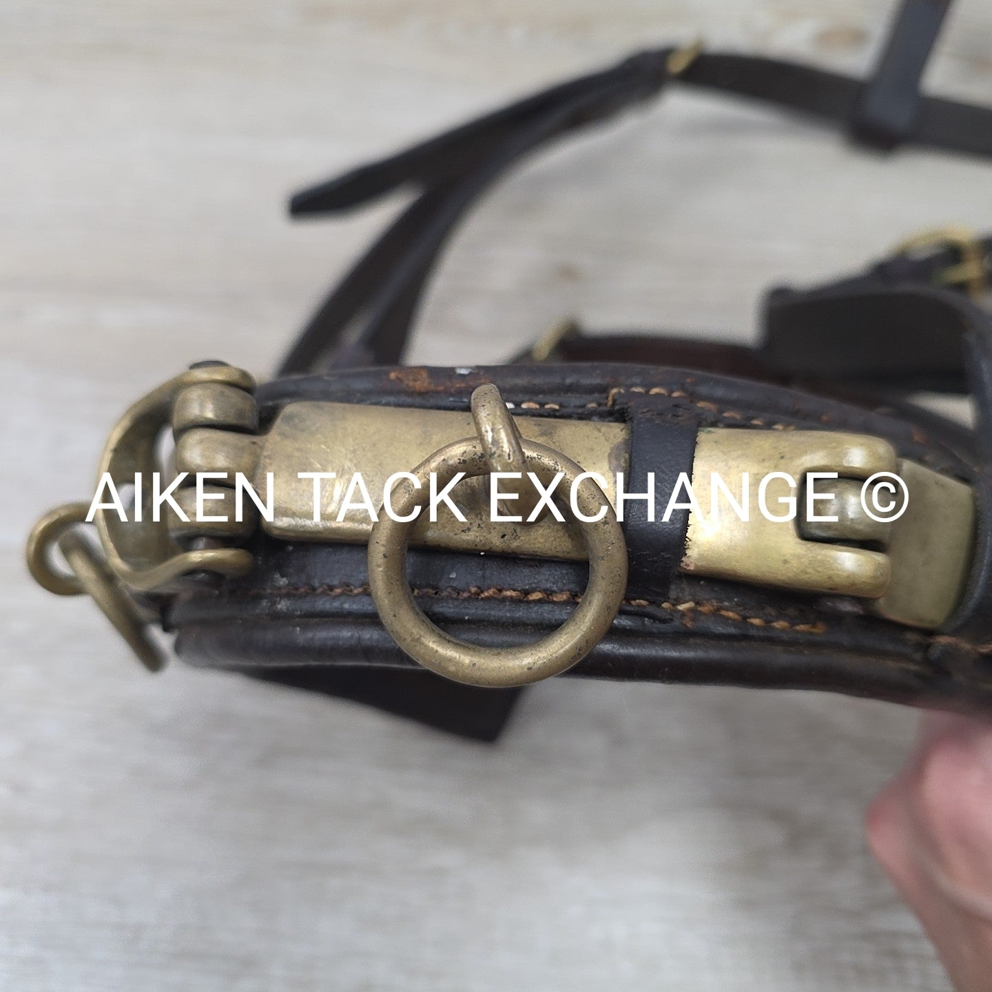 Leather Lunge Cavesson (Leather has Cracking)