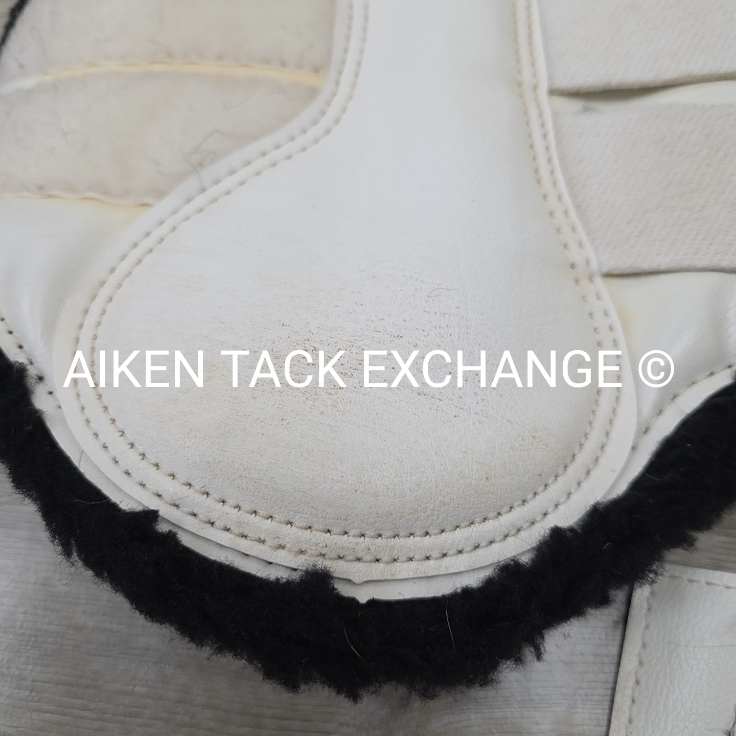 DSB Dressage Sport Boots Original, White/Black, Size Large