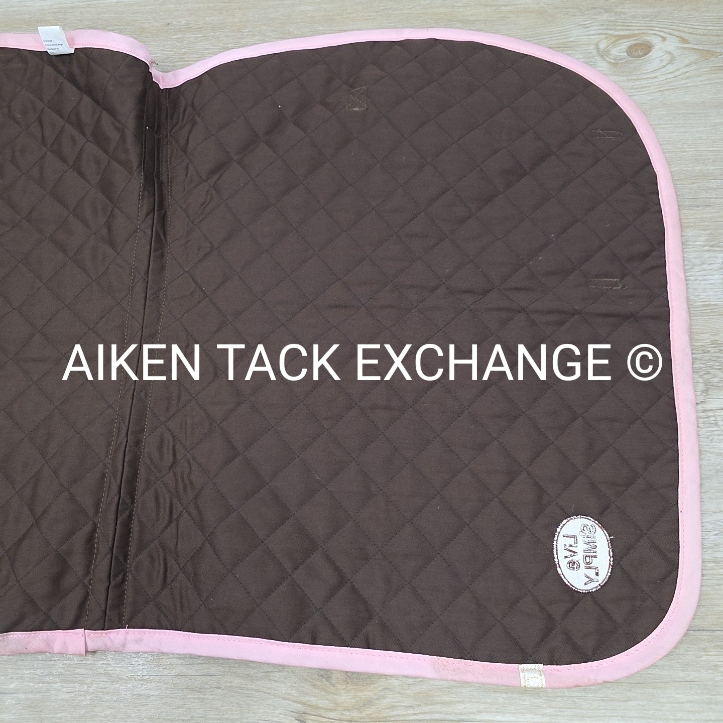 Lettia All Purpose Saddle Pad with "Live Simply" Embroidery
