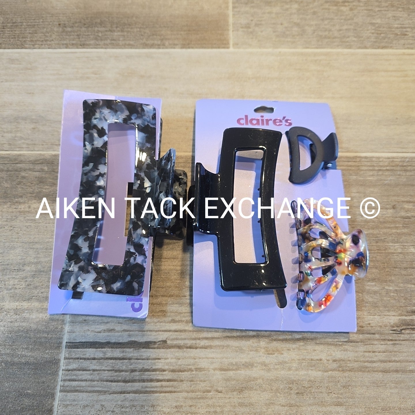 Claire's Claw Clip Bundle - 4 Total