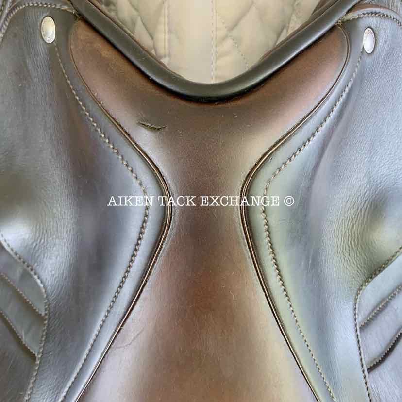 2014 Schleese Jete Close Contact Jump Saddle, 16.5" Seat, Adjustable AdapTree, Wool Flocked Panels