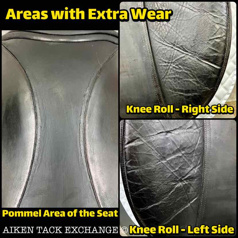 2011 Frank Baines Balance Zenith Dressage Saddle, 18" Seat, XX-Wide Hoop Tree, Wool Flocked Panels