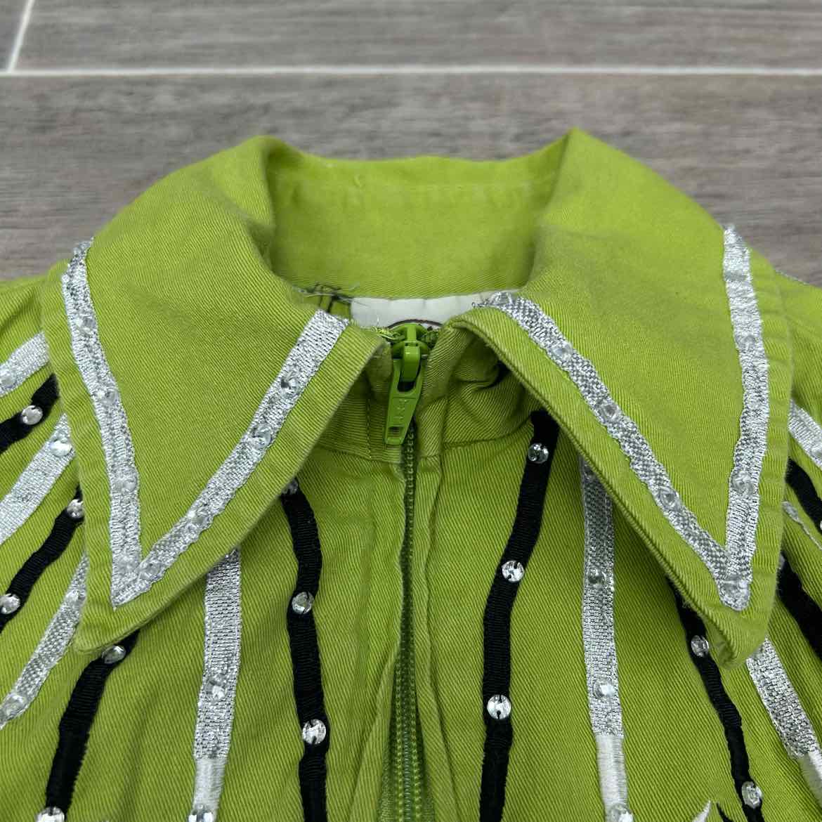 Rod's Long Sleeve Western Show Shirt, Size Medium
