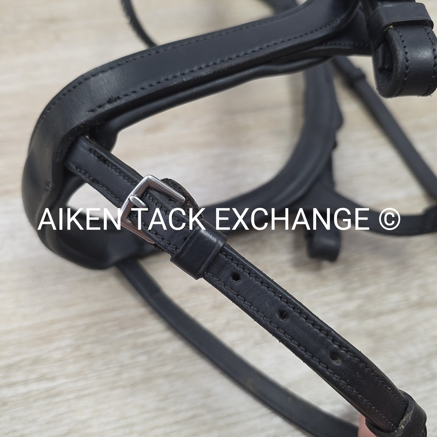 Schockemohle Equitus Beta Anatomical Special Bridle, Black, No Reins, Size Cob