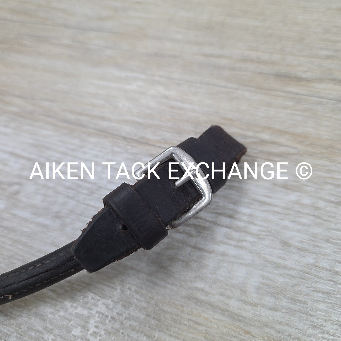 Rolled Leather Grab Strap