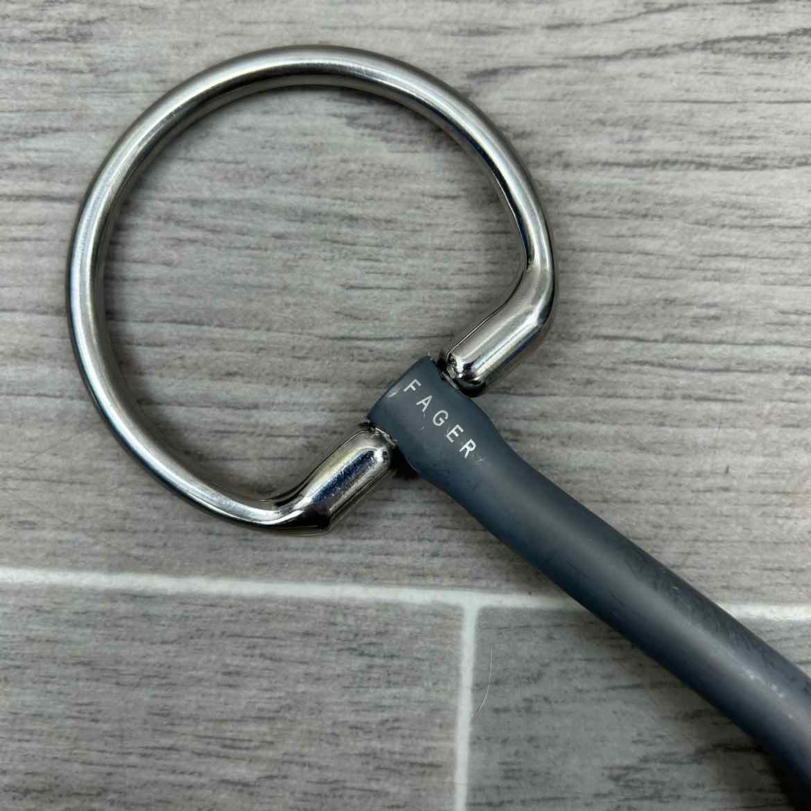 Fager Sara Titanium Mullen Mouth Eggbutt Bit 5.25"