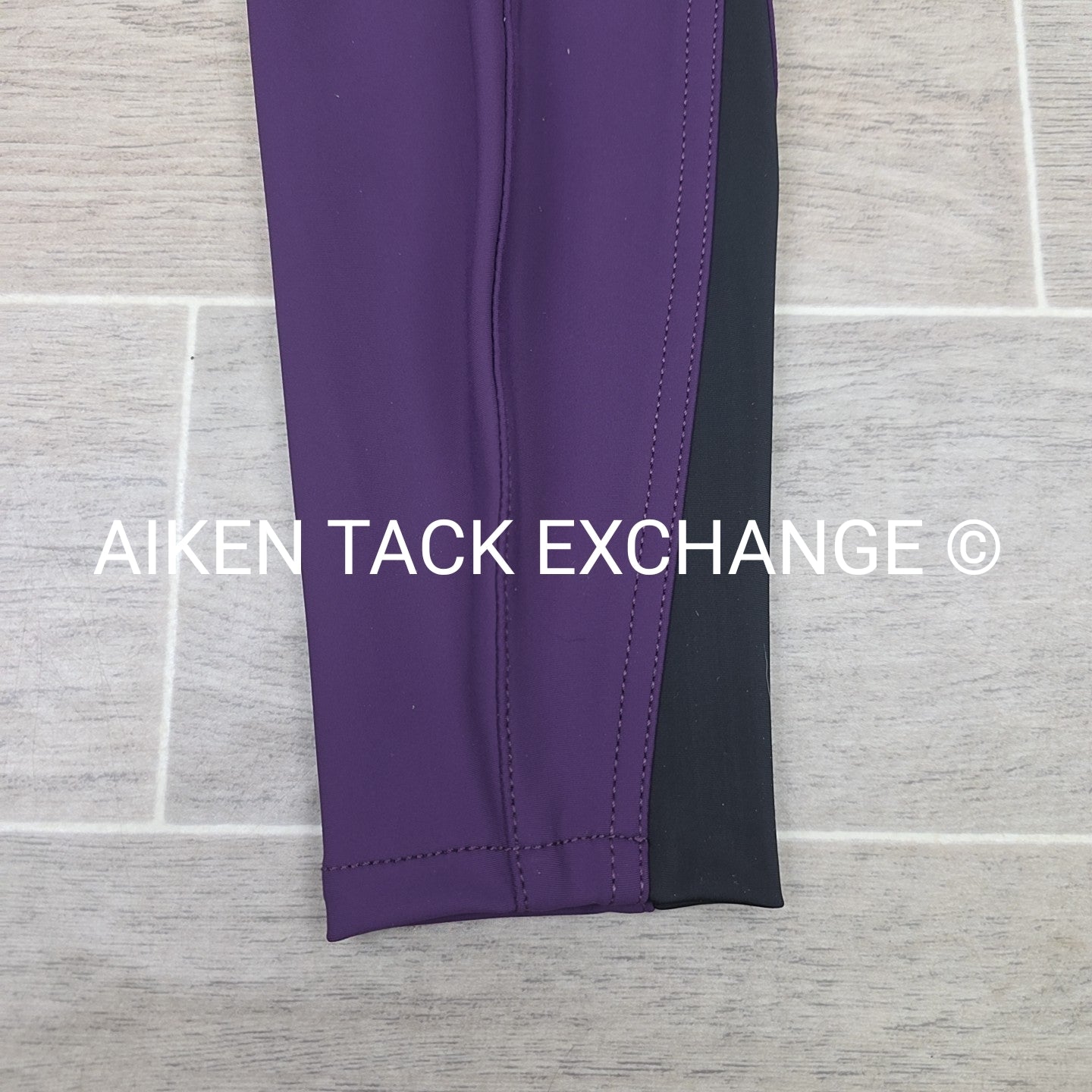 KL Select Gabrielle Knee Patch Breeches, Purple, Women's Size 26R