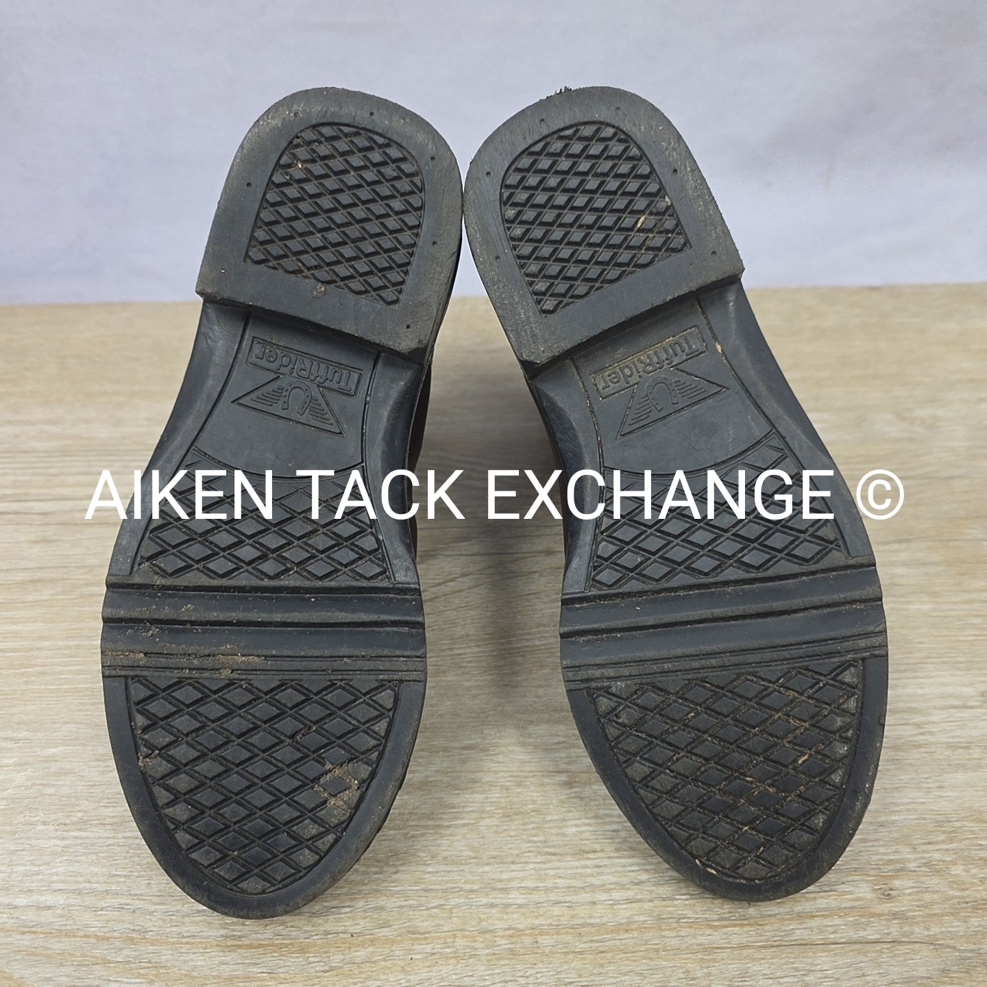 TuffRider Zip Up Paddock Boots, Brown, Size 3