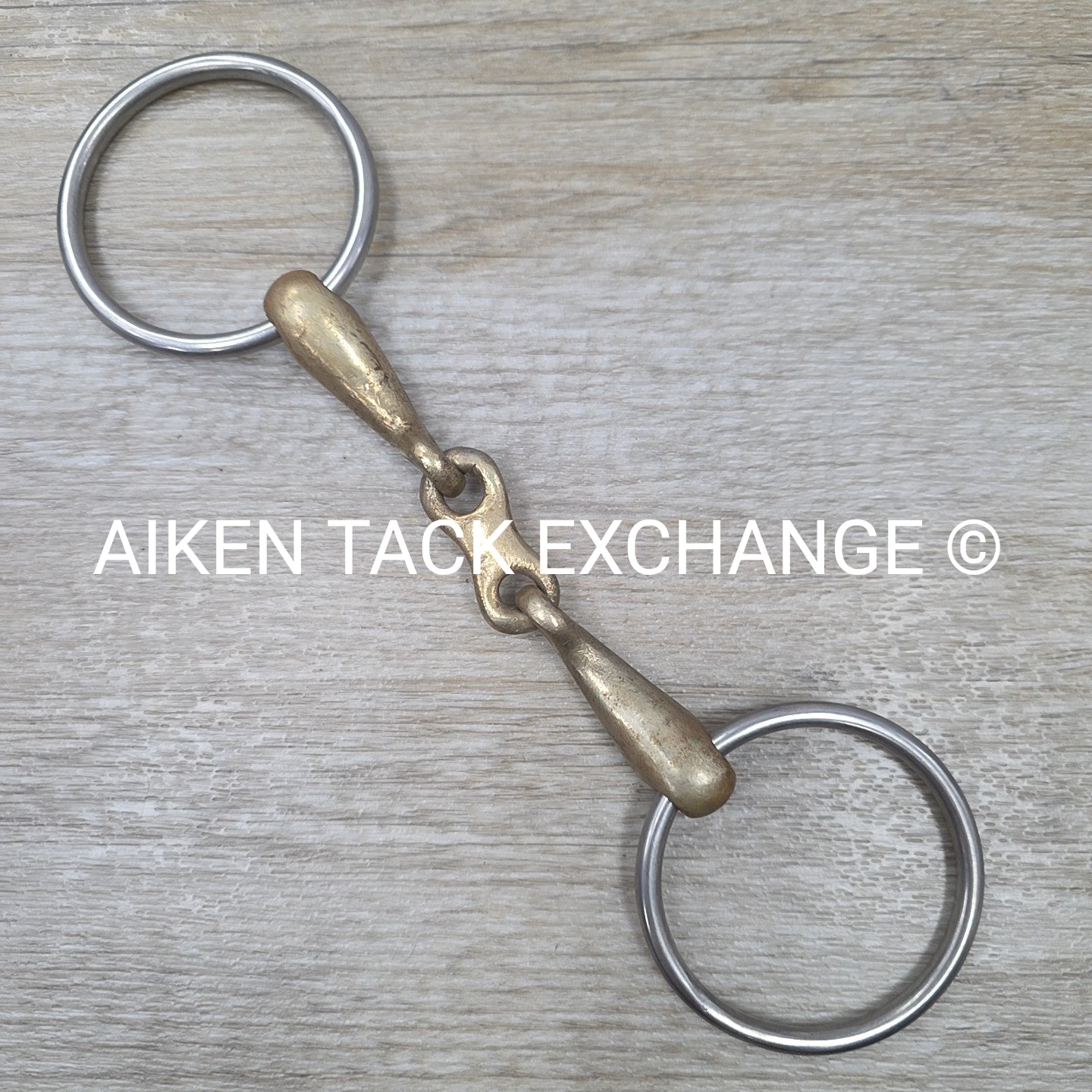 Copper French Link Loose Ring Bit 5"