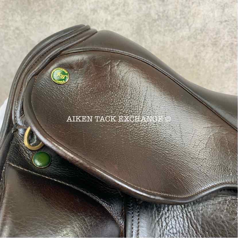 **SOLD** 2011 Hulsebos DR CC Dressage Saddle, 17.5" Seat, Medium Wide Tree, Wool Flocked Panels