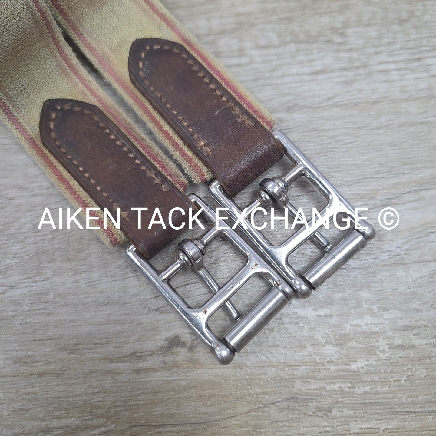 SmartPak Classic Hunter Girth with Double End Elastic, Brown, 48"