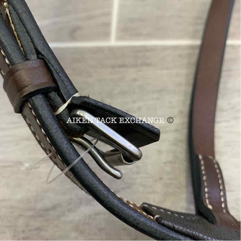 KL Select Red Barn Sovereign Raised Fancy Stitch Noseband, Oversize