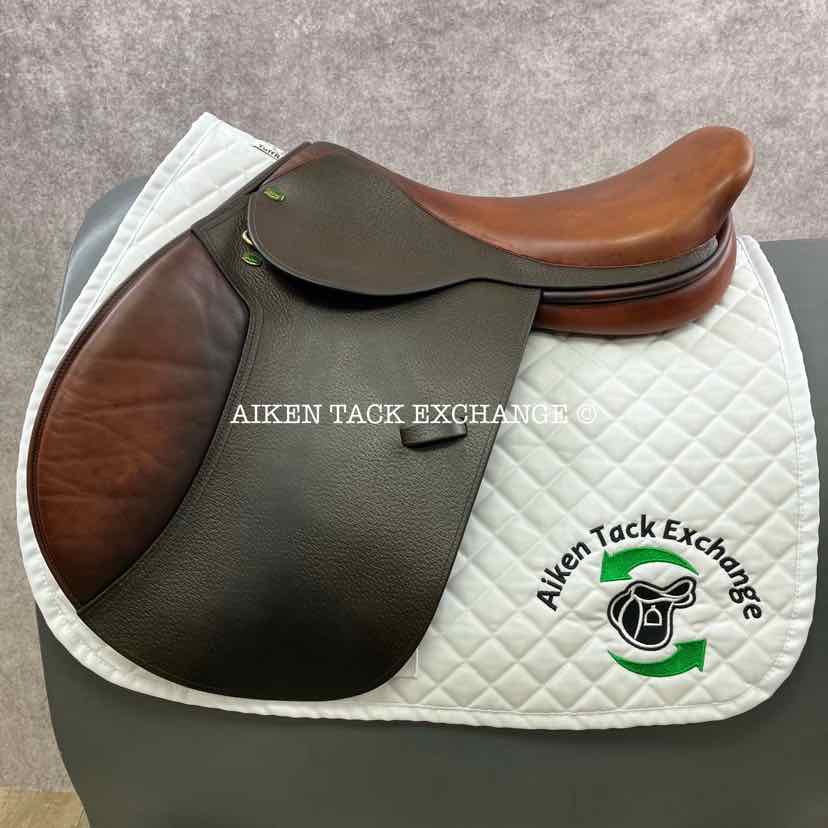 Beval The Natural Close Contact Jump Saddle, 17" Seat, Medium Wide Tree, Foam Panels
