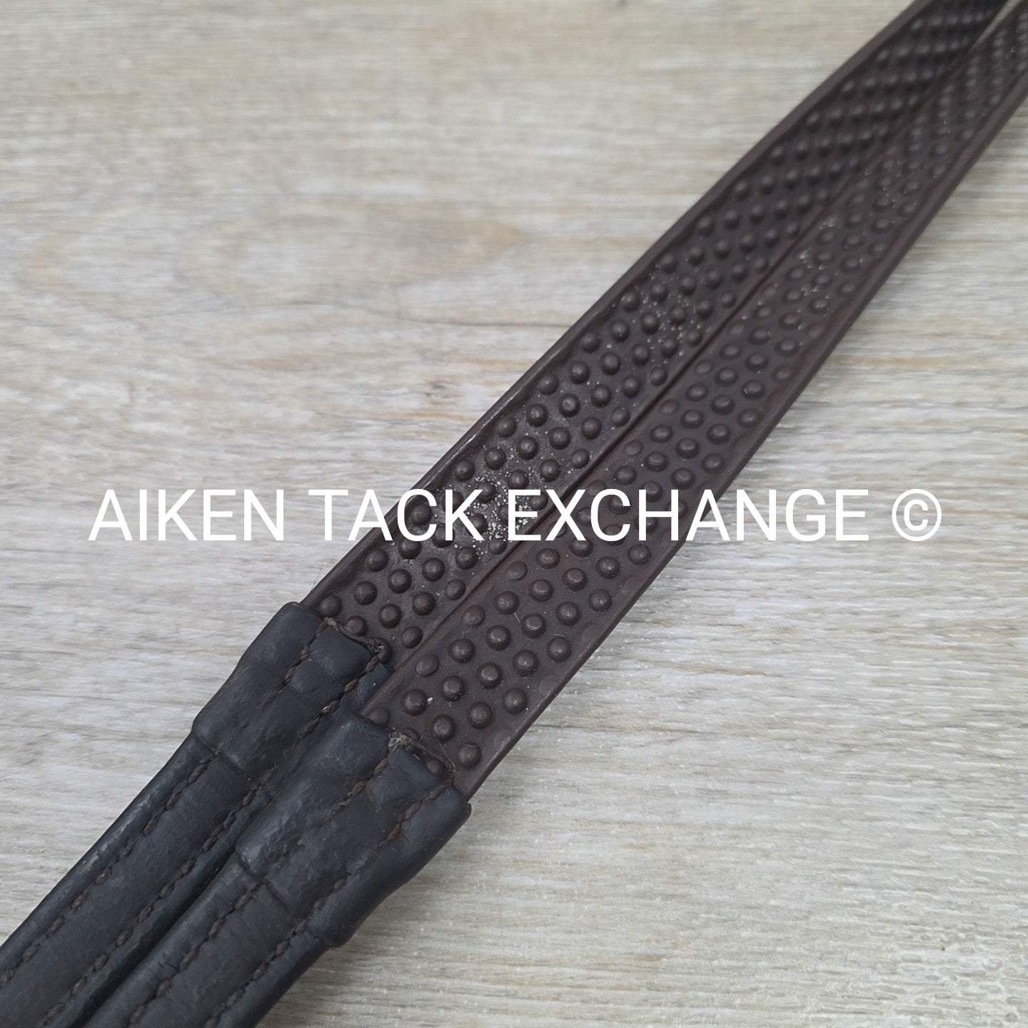 Nunn Finer Super Soft Grip Rubber Reins, Brown, 60"
